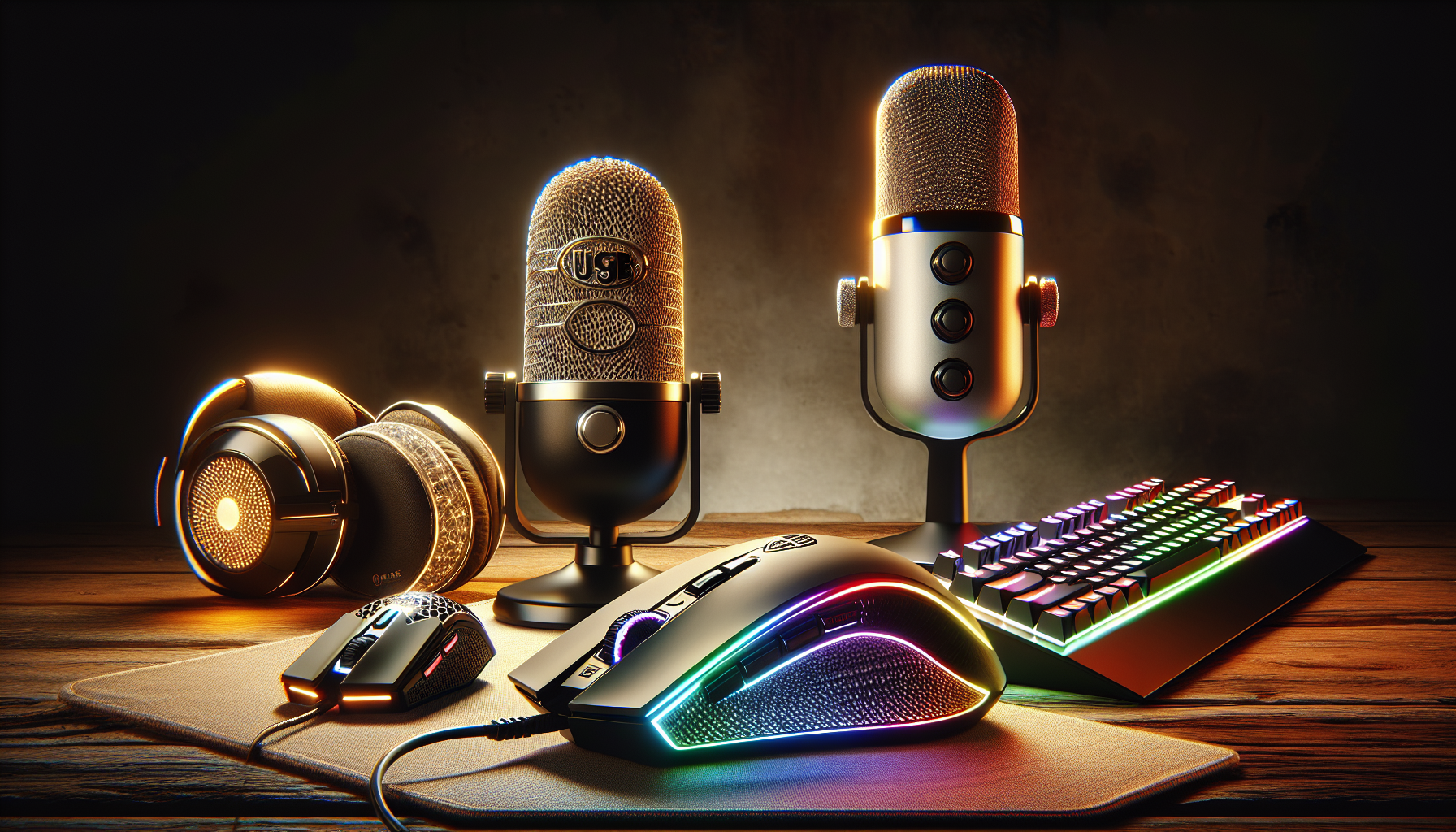 The Ultimate Gaming Essentials for 2025: Top-Rated Wired Mouse, RGB Microphone, & Keypad by MSL
