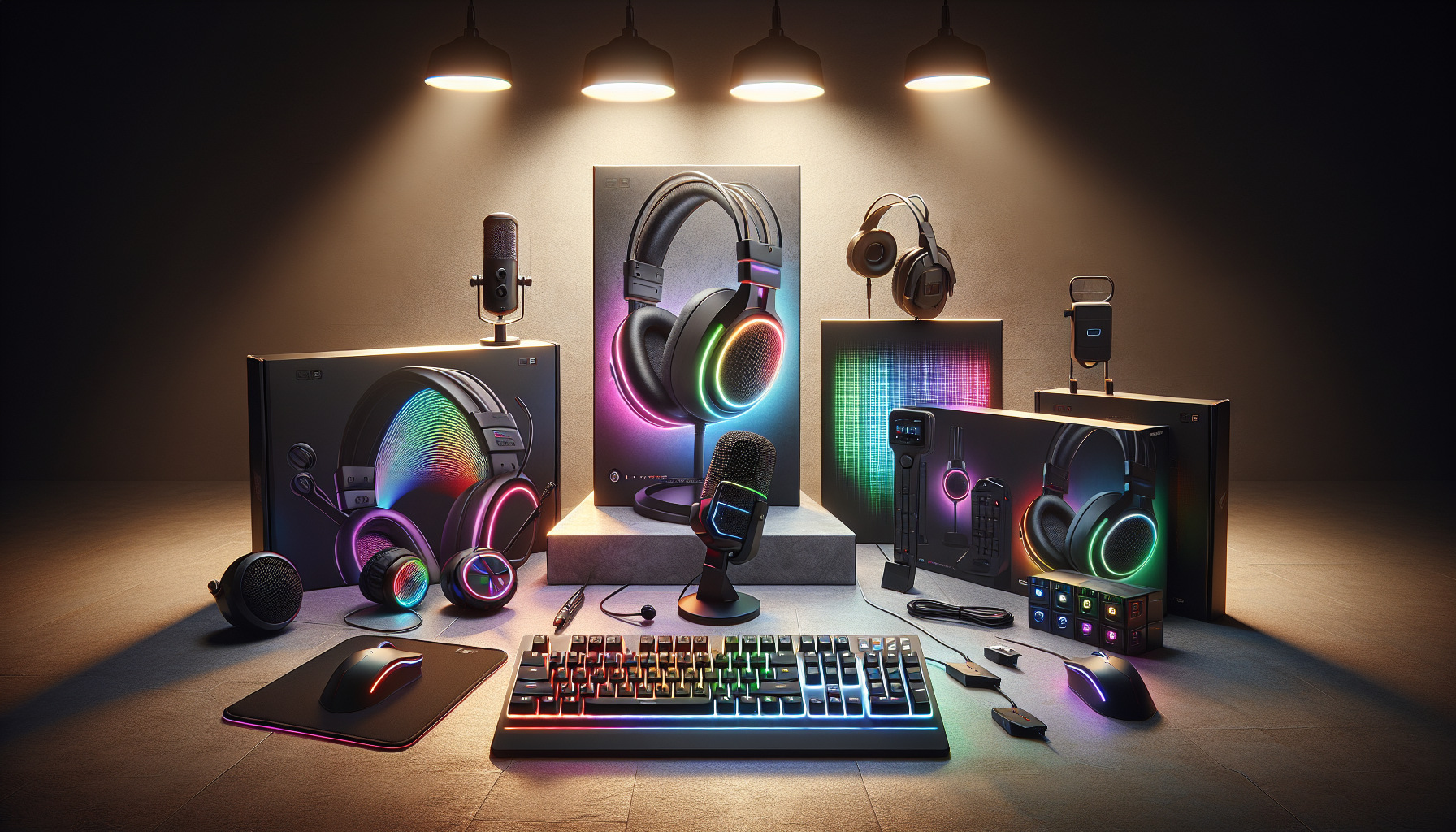Top 2025 Audio Essentials: Rainbow LED Keyboard, Gaming Headset, Mice & More – Unleash Your Gaming Power Now!