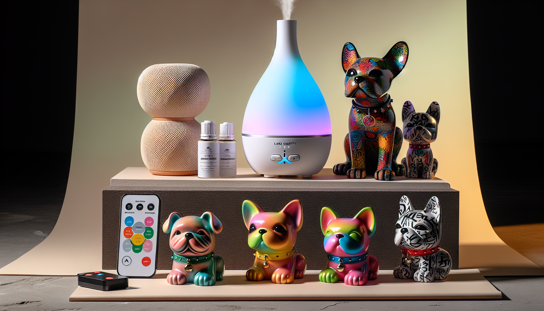 Top 3 Smart Home Accents for 2025: Large Capacity Diffuser, Cat Couple Sculptures, Colorful Bulldog Statue - Must-Have Picks by MSL