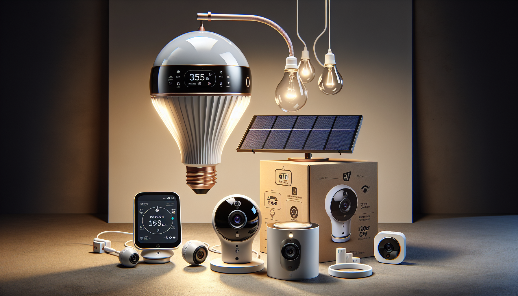Top 3 Smart Security Cameras for 2025: 355°Pan-Tilt Bulb, HD Clock, Solar Panels - MSL