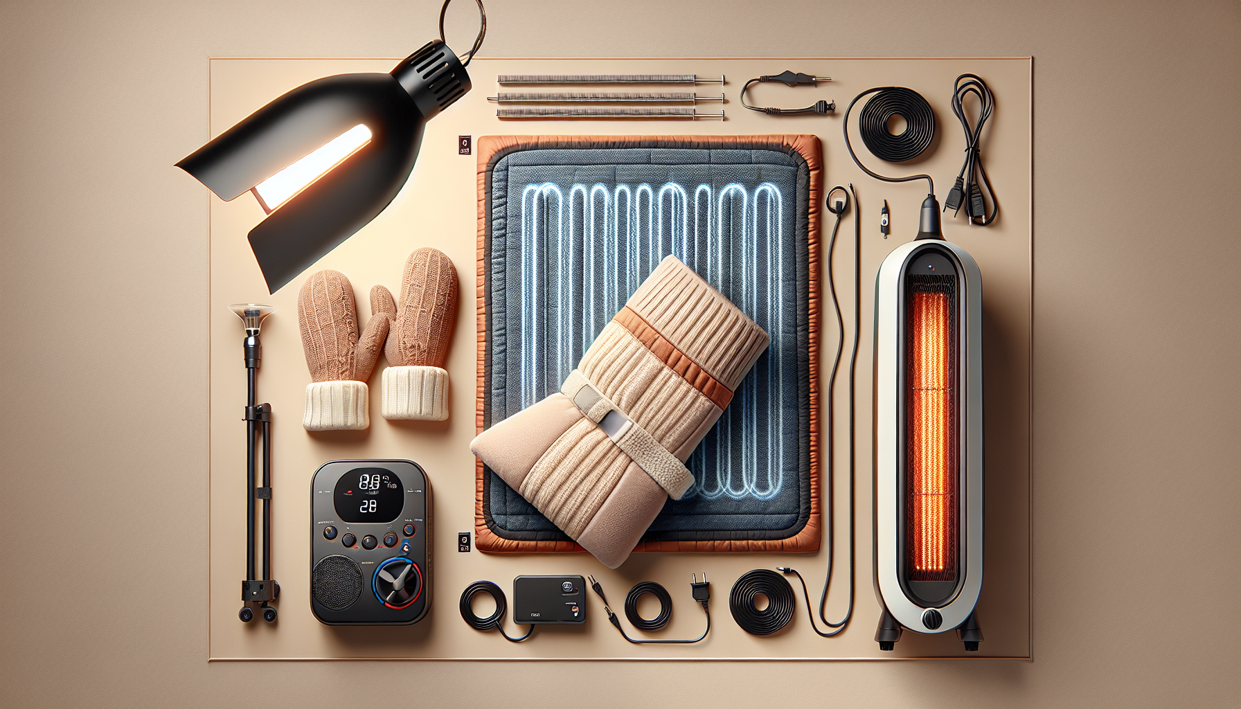 Top 3 Smart Winter Essentials to Stay Cozy in 2025: Electric Heating Blanket Mat, 2-in-1 Hand Warmers, Portable Electric Heater!