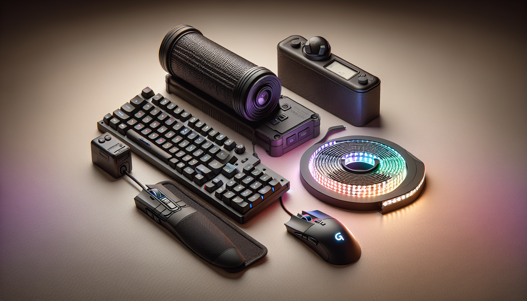 Transform Your Gaming Setup in 2025: Top-Rated Mini 60% RGB Keyboard, Custom Macro Vertical Mouse, & Motion Sensor LED Light Strip by MSL!