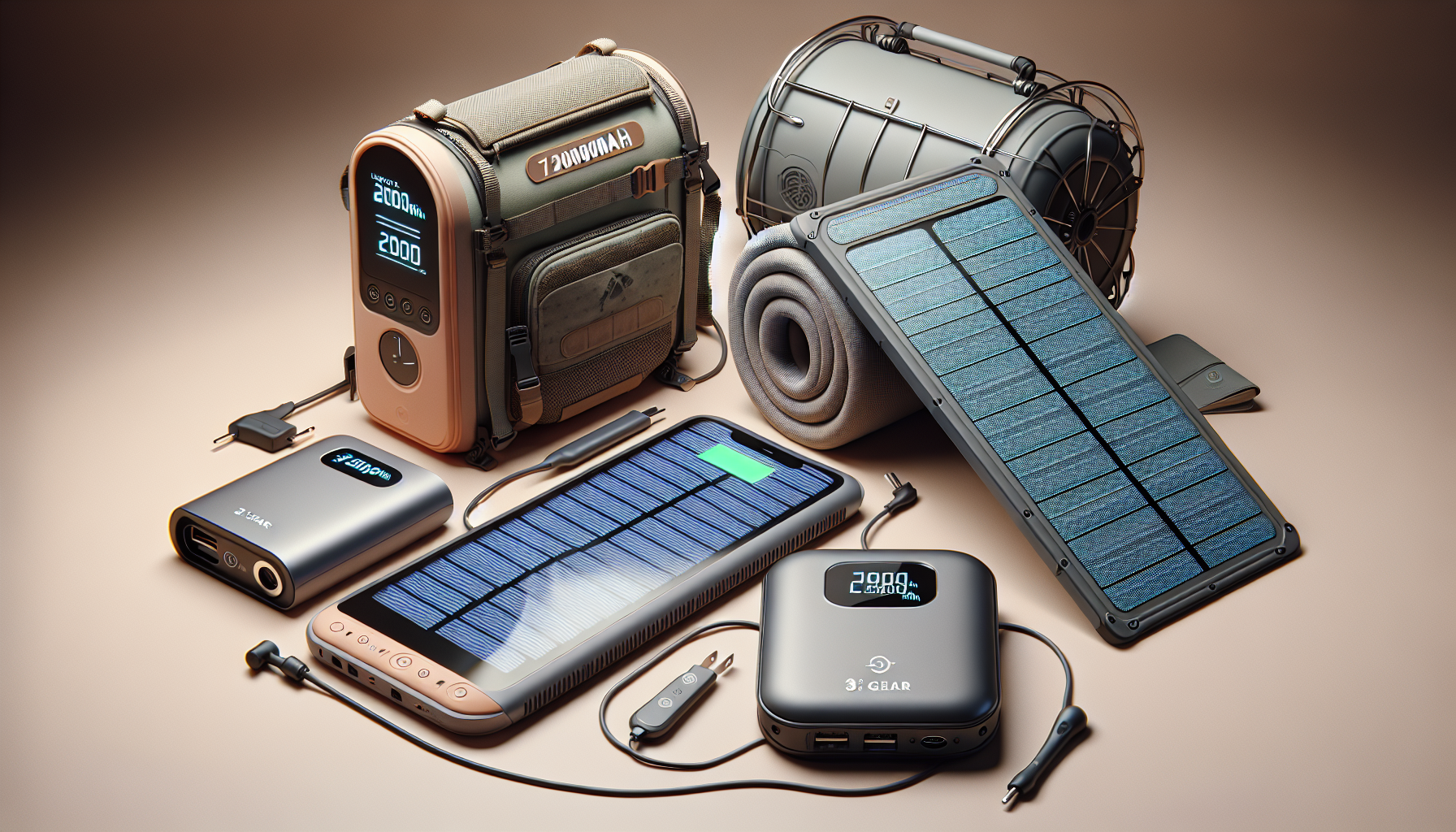 Unveiling 2025's Top-Rated Camping Gadgets: Solar Power Bank, Wireless Charger, Electric Heating Pad - MSL