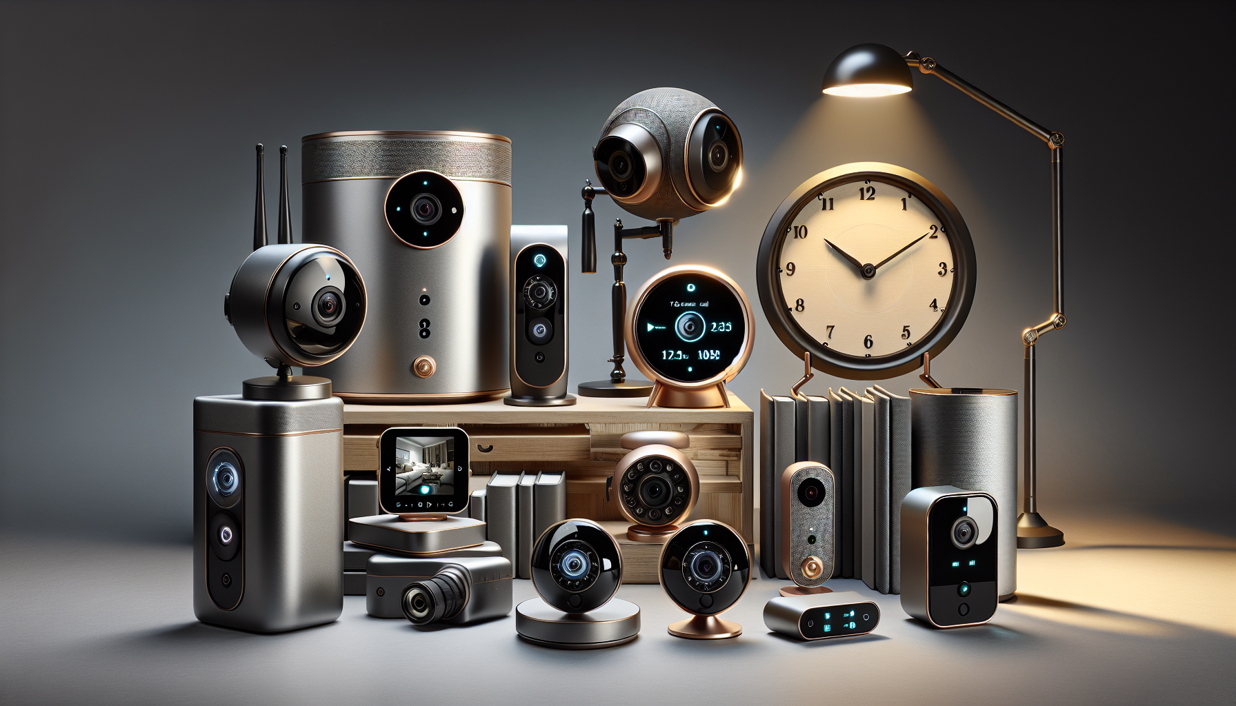 Unveiling the Top 3 Spy Cameras of 2025: HD Wireless Home Surveillance, 4K Mini Camera Clock DVR, Motion Detection & Wireless Charging - MSL