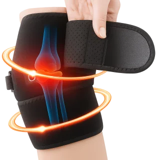 Infrared Heating Knee Pad – Portable Rechargeable Warmer with Adjustable Straps
