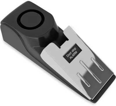 120dB Portable Door Stop Alarm – Travel & Home Security