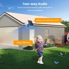 Outdoor WiFi Security Camera – AI Human Detection & Night Vision Thumbnail 4