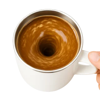 Electric Self-Stirring Cup – Stainless Steel Beverage Mixer