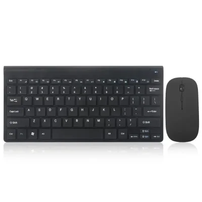 78-Key Wireless Keyboard & Mouse Combo – Compact Desktop Set