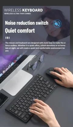 78-Key Wireless Keyboard & Mouse Combo – Compact Desktop Set Thumbnail 14