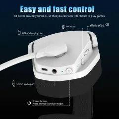 Dual-Mode Wireless Gaming Headset with Microphone Thumbnail 11