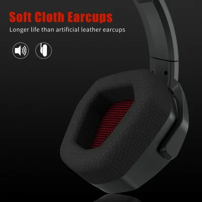 Dual-Mode Wireless Gaming Headset with Microphone