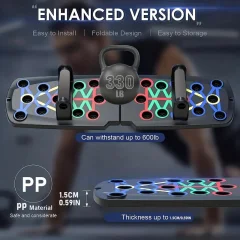 Foldable Push-Up Board – Multi-Position Home Workout System Thumbnail 5