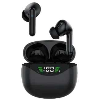 Bluetooth 5.1 Wireless Earbuds – USB-C Charging Case