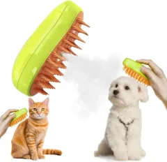 3-in-1 Spray Pet Brush – Grooming Comb for Cats & Dogs Thumbnail 6