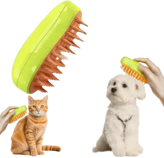 3-in-1 Spray Pet Brush – Grooming Comb for Cats & Dogs