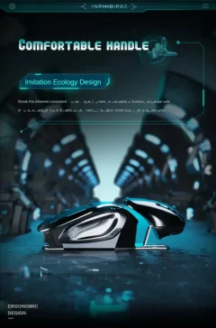 Wireless Rechargeable Mouse – 1600 DPI, 6 Buttons Thumbnail 9