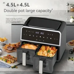 Dual-Basket Air Fryer – 7 Program Settings Thumbnail 4