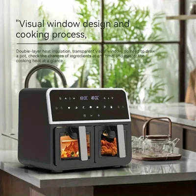 Dual-Basket Air Fryer – 7 Program Settings