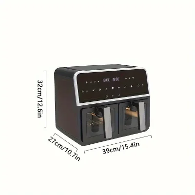 Dual-Basket Air Fryer – 7 Program Settings