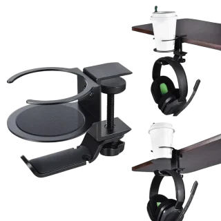 Headphone Hanger & Drink Cup Holder