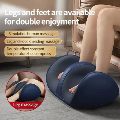 3D Shiatsu Foot & Calf Massager – Heat & Kneading