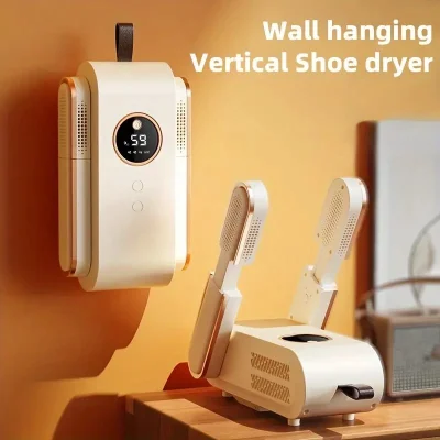 Foldable Electric Shoe Dryer – LCD Controls