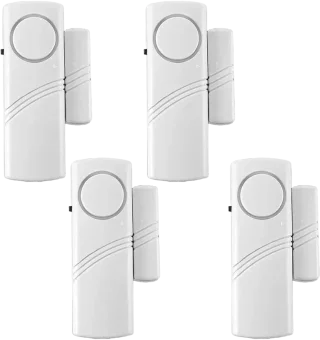 Wireless Door & Window Alarm 4-Pack – Entry Sensor Security Kit