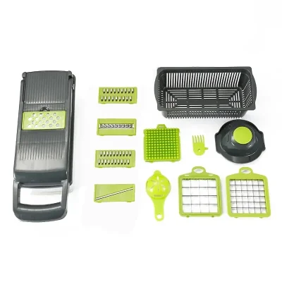 14-in-1 Vegetable Chopper – Slicer, Dicer, Grater & Onion Cutter