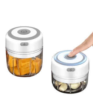 Electric Garlic Chopper – Mini Rechargeable Food Processor