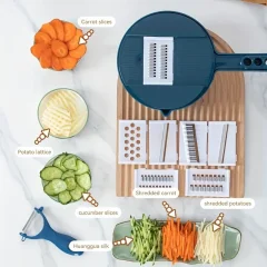 12-in-1 Vegetable Chopper and Slicer – Kitchen Tool for Cooking Thumbnail 4