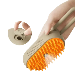 3-in-1 Spray Pet Brush – ABS & Silicone