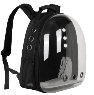 Pet Backpack Carrier – Space Capsule Travel Bag for Cats & Small Dogs