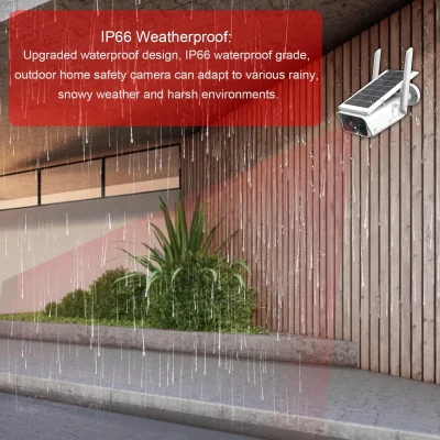 3MP Solar WiFi Security Camera – 2-Way Audio & TF Storage