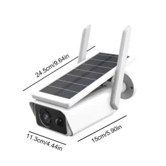 3MP Solar WiFi Security Camera – 2-Way Audio & TF Storage Thumbnail 14