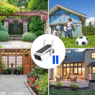 3MP Solar WiFi Security Camera – 2-Way Audio & TF Storage