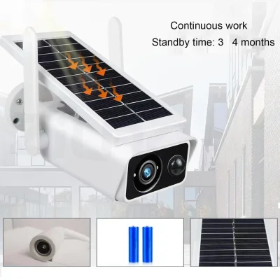 3MP Solar WiFi Security Camera – 2-Way Audio & TF Storage