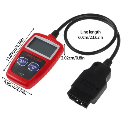 OBD2 Car Code Reader – I/M Readiness & Freeze-Frame Data