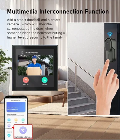 Smart Home Touch Control Panel – WiFi, Zigbee & Bluetooth