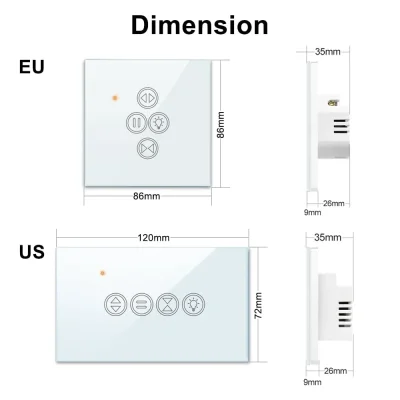 WiFi Roller Shutter Switch – App & Voice Control