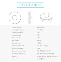 WiFi IR Remote – Alexa & Google Home Control Thumbnail 13
