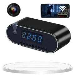 1080p WiFi Clock Camera – Motion Detection & Night Vision Thumbnail 1