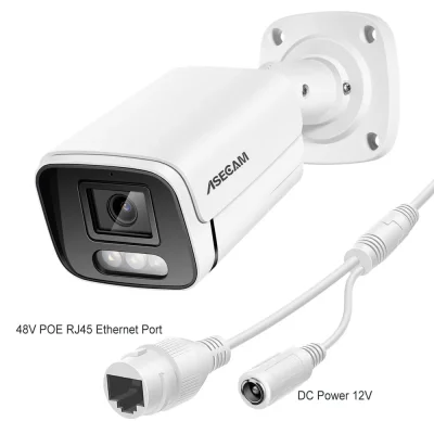 PoE Bullet Security Camera – H.265 & Audio