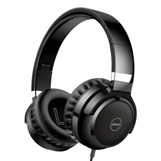 Wired On-Ear Headphones – Foldable & Built-In Microphone