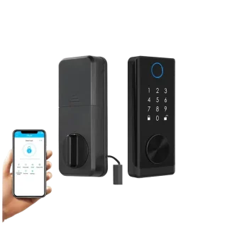 Fingerprint Door Lock – OLED Display & Keypad
