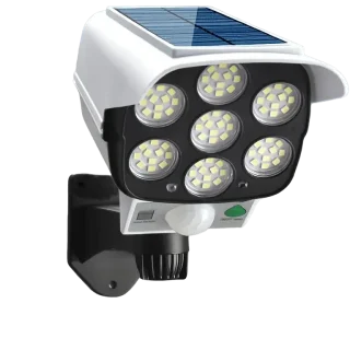 Solar Motion Sensor Flood Light – Remote-Control Outdoor Security Light
