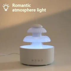 3-in-1 Flowing-Water Humidifier – 600ml & Night Light Thumbnail 5