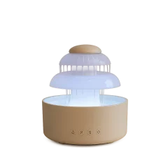 3-in-1 Flowing-Water Humidifier – 600ml & Night Light Thumbnail 1