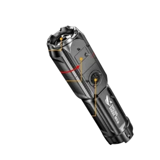 USB Rechargeable LED Flashlight – Adjustable Zoom