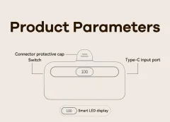 5000mAh Power Bank – Built-In Cable Thumbnail 7
